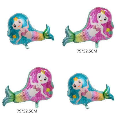 Balon Foil Reclining Mermaid Jumbo Size 76 cm
