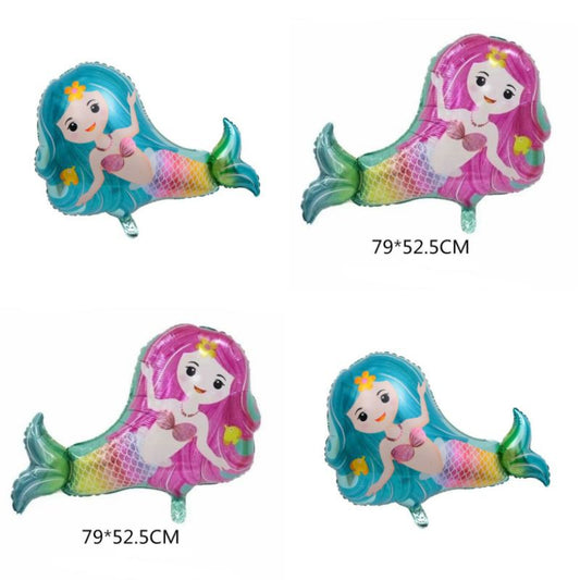 Balon Foil Reclining Mermaid Jumbo Size 76 cm
