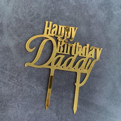 Cake Topper Acrylic / Topper Kue Akrilik Happy Valentine Day / Happy Birthday / HBD