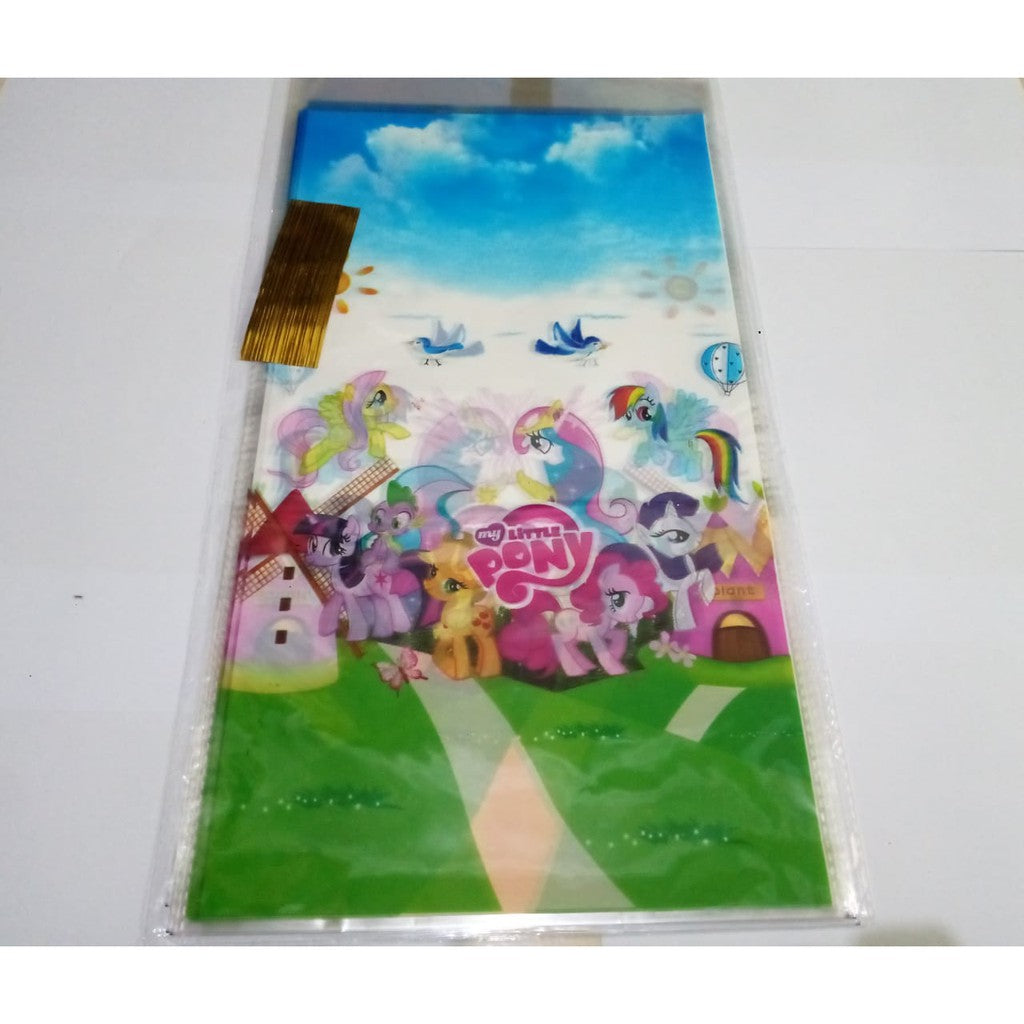 ( isi 10 pcs ) Plastik Snack Kartun / Goodie Bag Besar Size 25 cm x 50 cm /  Bingkisan Ulang Tahun / Ultah