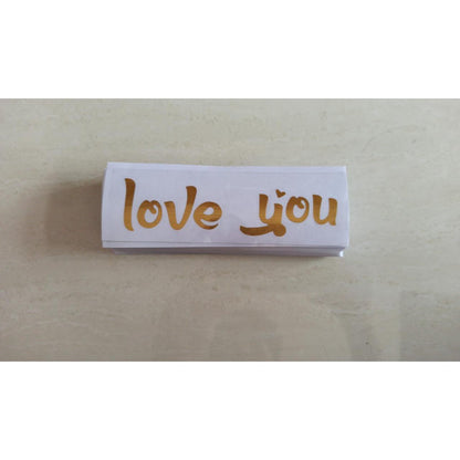 Stiker Bobo Balon PVC ukuran 5 x 16 cm untuk Balon 5 inch / Balloon Sticker Tulisan Happy Birthday / Love You