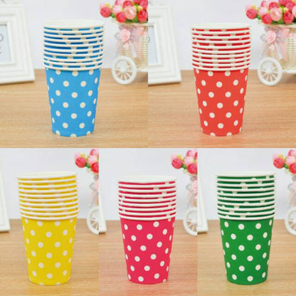 Paper Cup / Gelas Kertas Motif Polkadot