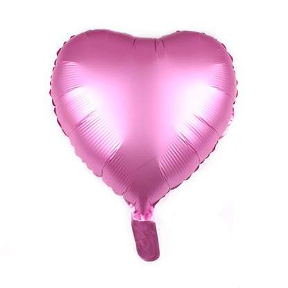 Balon Foil Hati / Love Satin Matte Size 45 cm