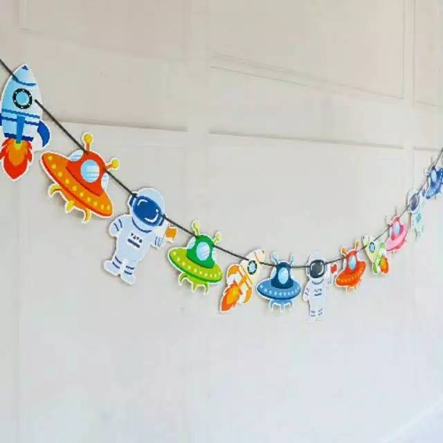 Bunting / Banner Astronot / Rocket