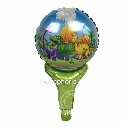 Balon Foil Pentung / Tongkat / Tenis / Handheld Dinosaur / Dinosaurus