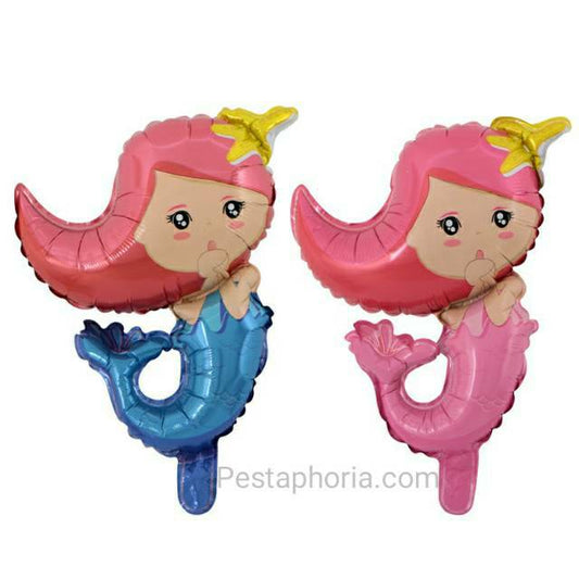 Balon Foil Mermaid Size 40 cm