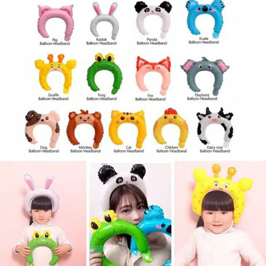 Balon Foil Bando / Headband Ballon Hello Kitty, Donald Tsum Tsum, Mickey Minnie Tsum Tsum