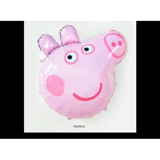 Balon Foil Kepala Peppa Pig Jumbo