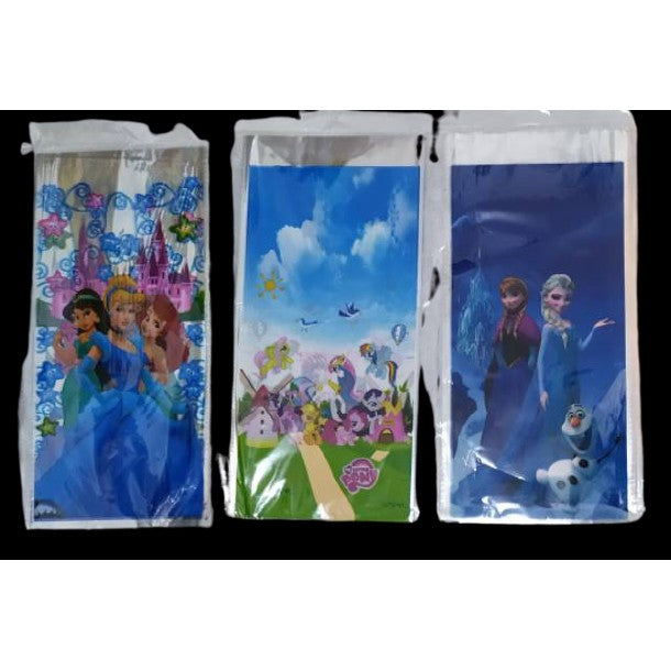 ( isi 10 pcs ) Plastik Snack Kartun / Goodie Bag Besar Size 25 cm x 50 cm /  Bingkisan Ulang Tahun / Ultah