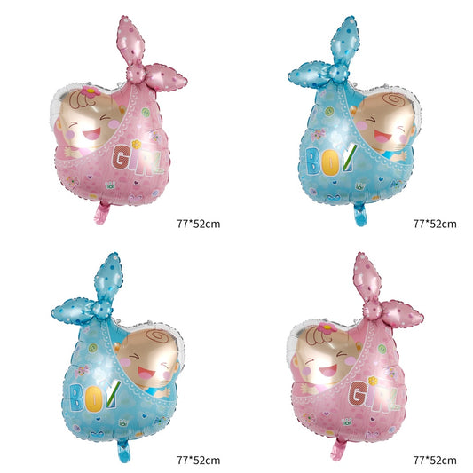 Balon Foil Baby Carrier Cloth / Gendongan Bayi Size 77 x 52 cm