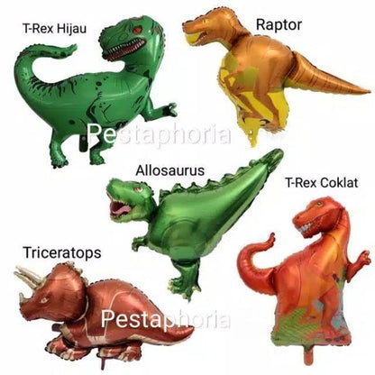 Balon Foil Dino / Dinosaurus / Dinosaur Jumbo