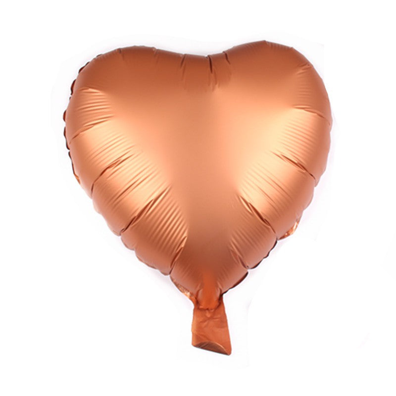 Balon Foil Hati / Love Satin Matte Size 45 cm