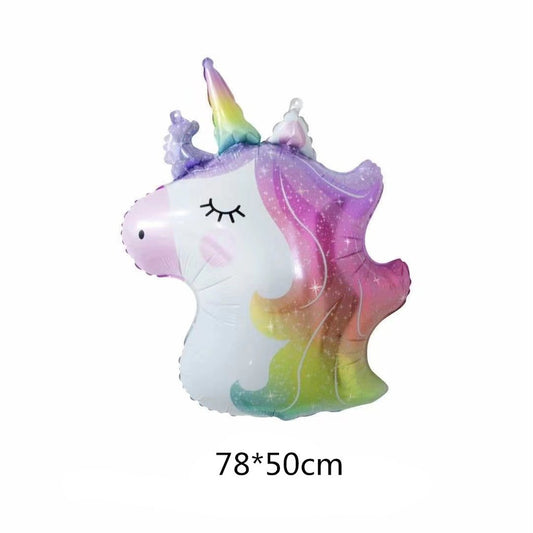 Balon Foil Sleeping Unicorn Medium Size 78 cm