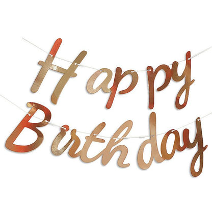 Banner HBD Happy Birthday Latin Laser Cut Sambung