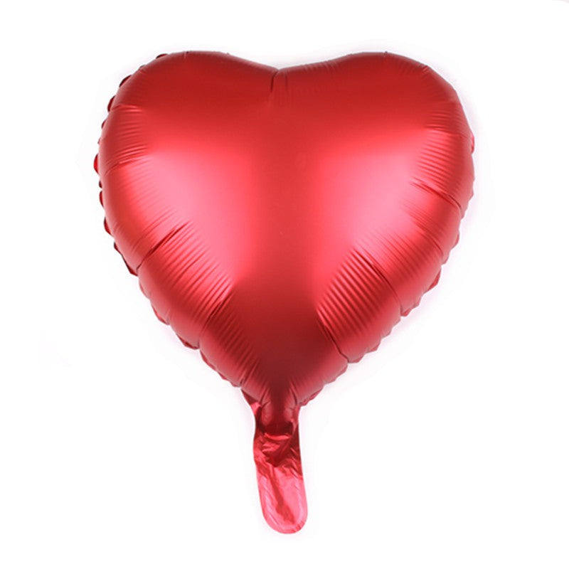 Balon Foil Hati / Love Satin Matte Size 45 cm