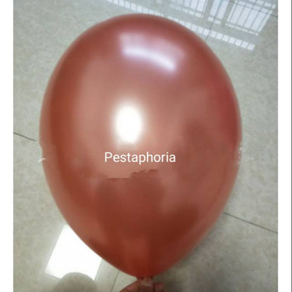 Balon Latex / Lateks Jumbo Size 18 inch ( 45 cm ) warna Rose Gold / Midnight Blue / Pome Red