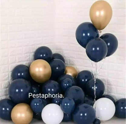 Balon Latex / Lateks 12 inch Warna Midnight Blue