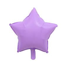 Balon Foil Hati / Love, Star / Bintang, Bulat / Round Macaron Size 45 cm