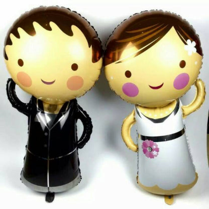 Balon Foil Bride & Groom Mini