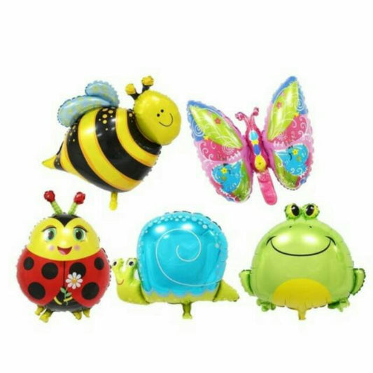 Balon Foil Bee/Butterfly/Snails/Lady bug/Frog Mini