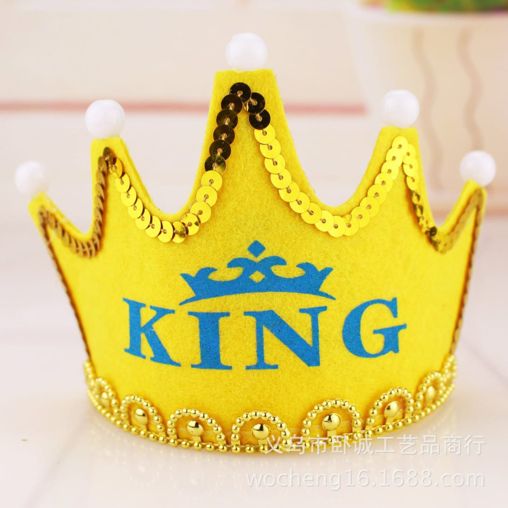 Mahkota LED/Crown LED Happy Birthday/Mahkota King/Princess