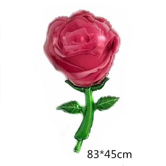 Balon Foil Rose / Mawar Medium Size 83 cm