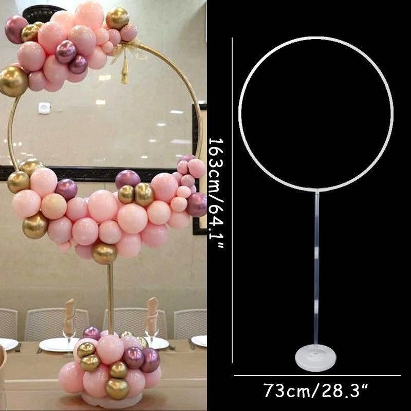 Stand / Standing Holder Balon Bentuk Lingkaran Ukuran 163 x 73 cm