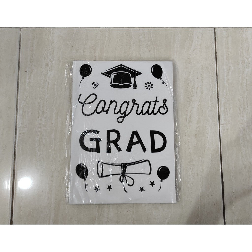 Stiker Bobo Balon PVC Ukuran 21 x 29 cm Balloon Sticker Get Well Soon/Graduation/Grad/Abjad/Congratulations