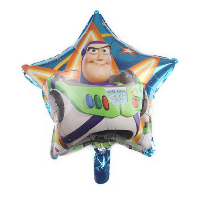 Balon Foil Bulat Toy Story 4 Buzz Howdy Size 45 cm