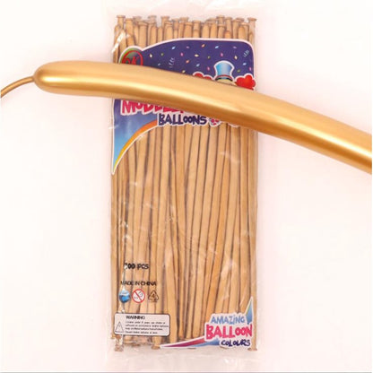 Balon Latex Twist Chrome / Balon Panjang / Pentil / Cacing Chrome
