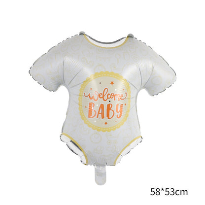 Balon Foil Baby Clothes Welcome Baby Size 58 cm
