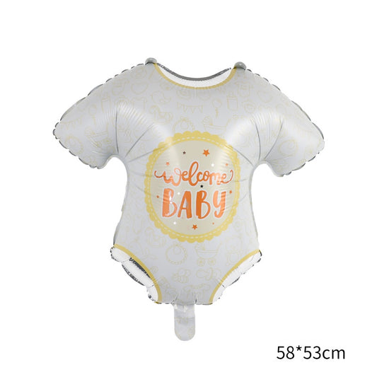 Balon Foil Baby Clothes Welcome Baby Size 58 cm