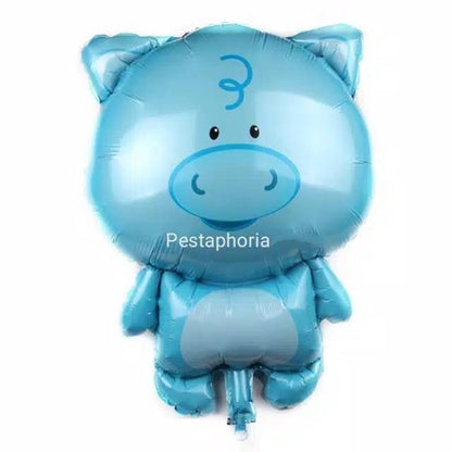 Balon Foil Babi / Standing Pig Full Body Size 68 cm