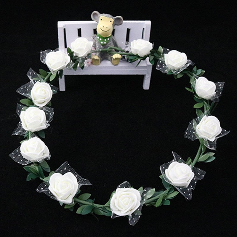 Flower Crown ( isi 12 Kuntum Bunga) / Mahkota Bunga