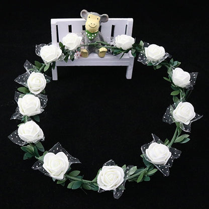 Flower Crown ( isi 12 Kuntum Bunga) / Mahkota Bunga