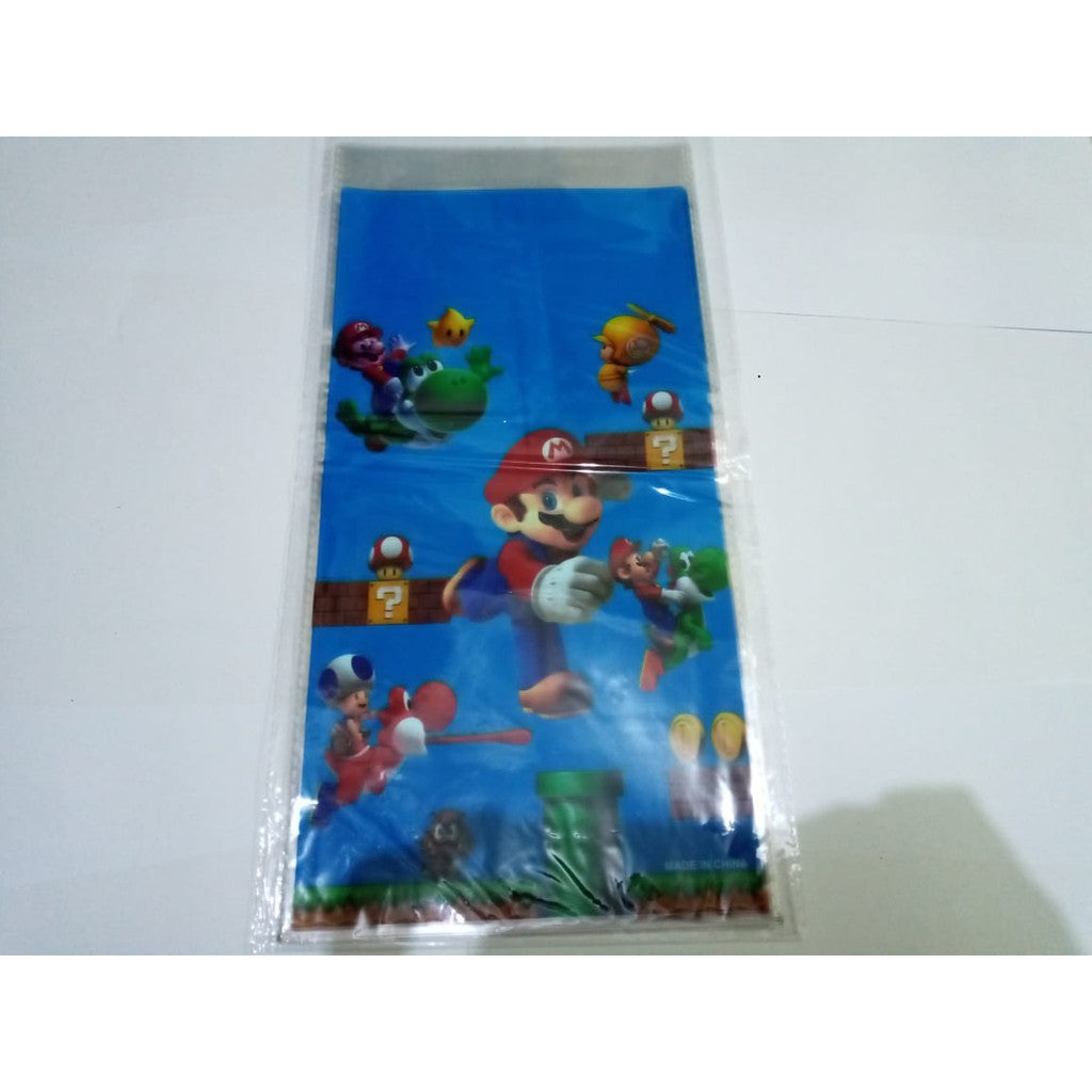 ( isi 10 pcs ) Plastik Snack Kartun / Goodie Bag Size Sedang 18 cm x 36 cm /  Bingkisan Ulang Tahun / Ultah
