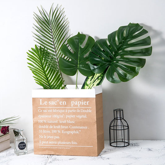 Daun Plastik Monstera Palem / Daun Hias Artificial - Dekorasi Rumah