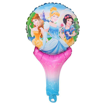 Balon Foil Pentung / Tongkat / Tenis / Handheld Hello Kitty,Doraemon,Frozen,Hulk,Donald,Daisy, Pony