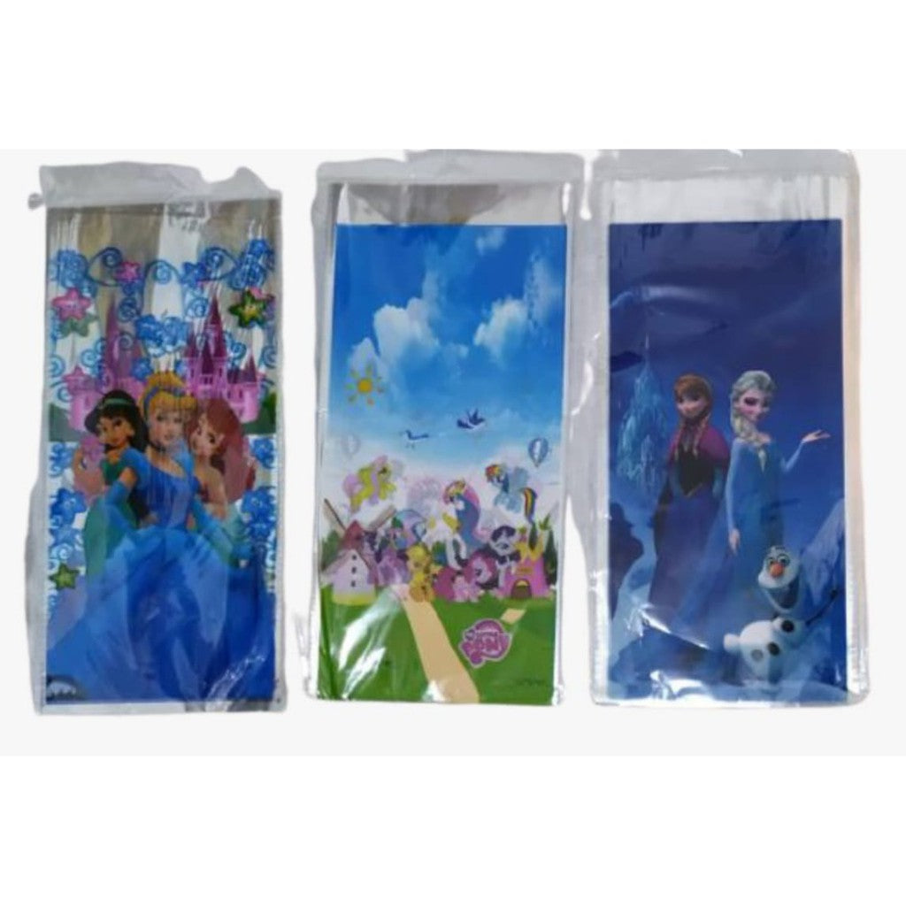 ( isi 10 pcs ) Plastik Snack Kartun / Goodie Bag Size Sedang 18 cm x 36 cm /  Bingkisan Ulang Tahun / Ultah