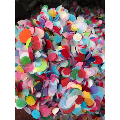 Confetti Mix Foil & Kertas Tissue isian Balon isi 10 gram ukuran 1 cm dan 1,5 cm