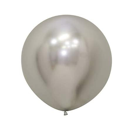 Balon Latex / Lateks Chrome Jumbo Size 24 Inch