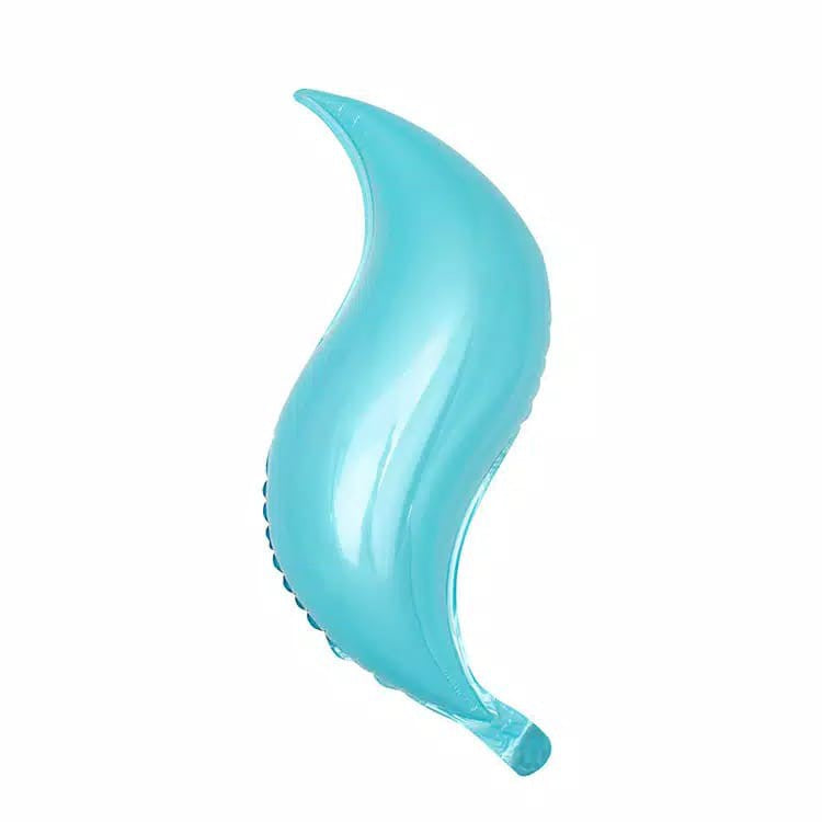 1 Balon Foil S Shape Jumbo Size 18 inch
