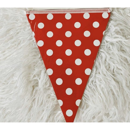 Bunting Flag / Banner Segitiga Polkadot