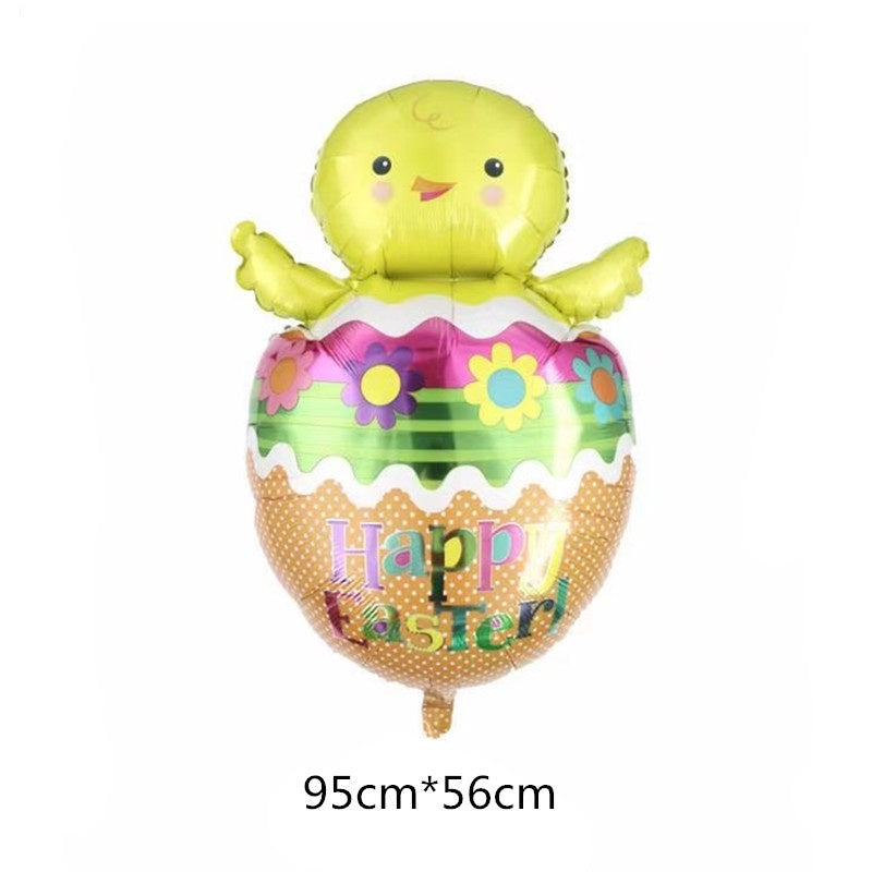 Set isi 2 Balon Foil Happy Easter Jumbo