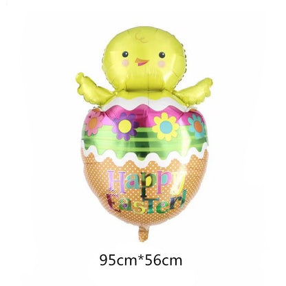 Set isi 2 Balon Foil Happy Easter Jumbo