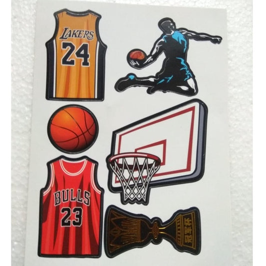 Cake Topper / Topper Kue HBD / Happy Birthday Basket / Sepakbola