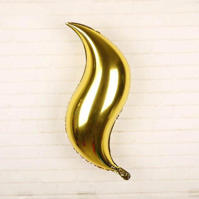 1 Balon Foil S Shape Jumbo Size 24 inch