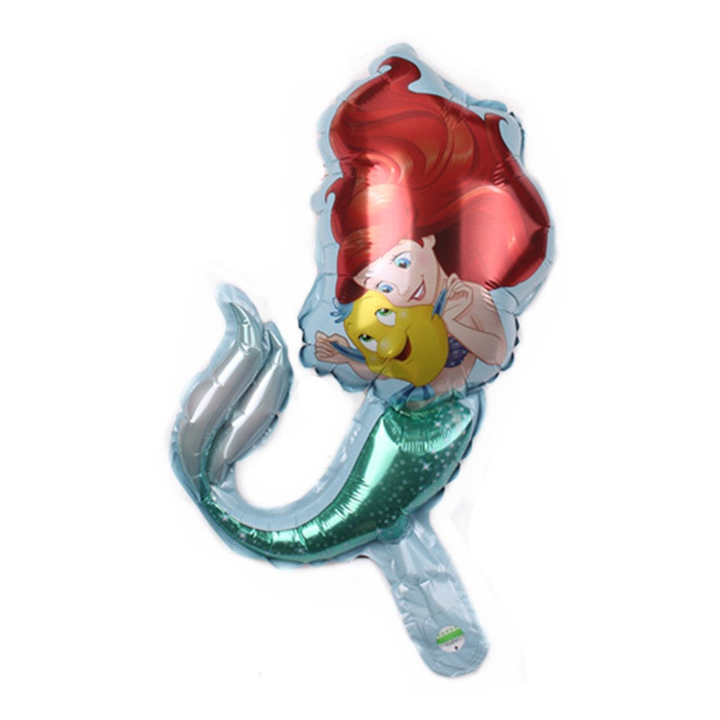 Balon Foil Dsny Princess Elsa Anna Ariel Mermaid Aurora Size Mini