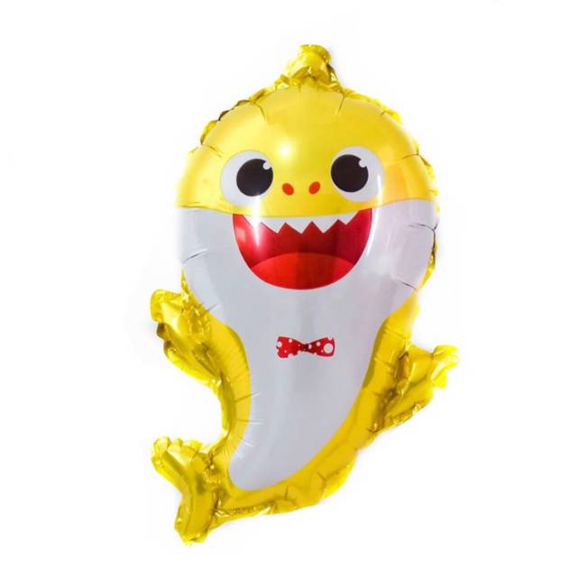 1 Set ( isi 5 Karakter ) Balon Foil Baby Shark Mini