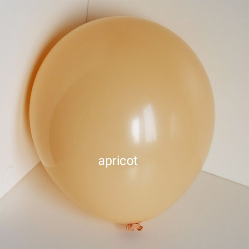 Balon Latex / Lateks Retro Color Jumbo Size 24 inch